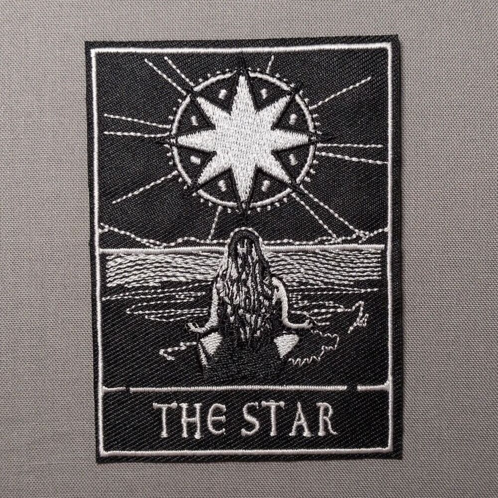 Hippie Girl The Star Iron On Patch | Boho Patch